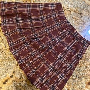 PLAID MINI SKIRT